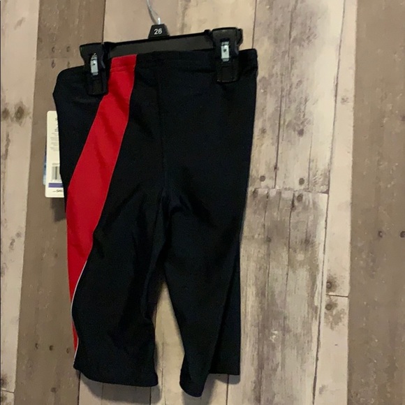 Speedo Competitive Black & Red swim jammers NWT - Picture 3 of 4